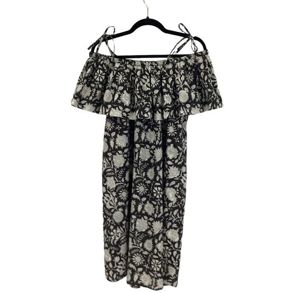 Emerson Fry India Collection Daphne Dress In Silhouettes Size Small Floral - Picture 9 of 16